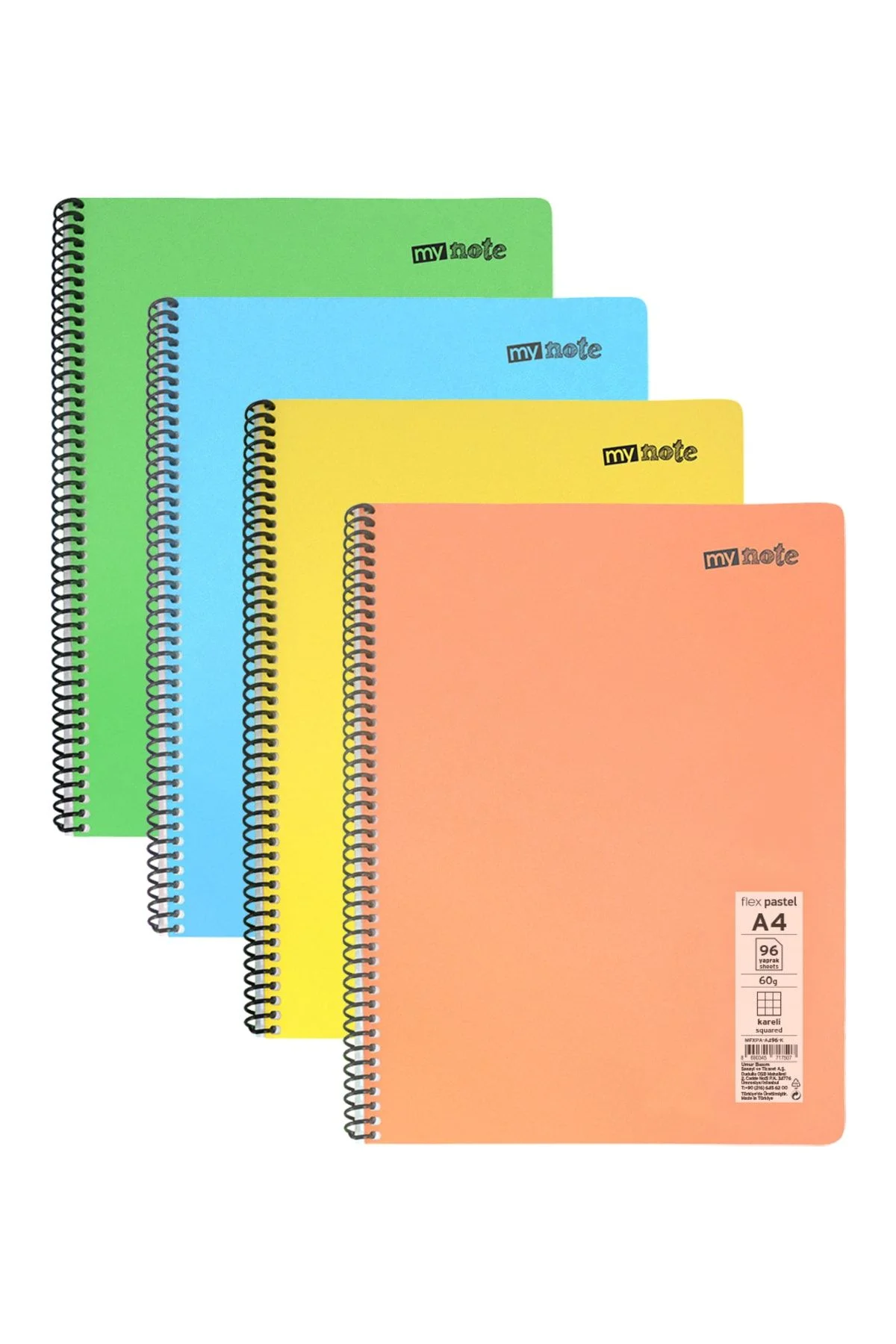MYNOTE FLEX PASTEL A4  96 KARELI
