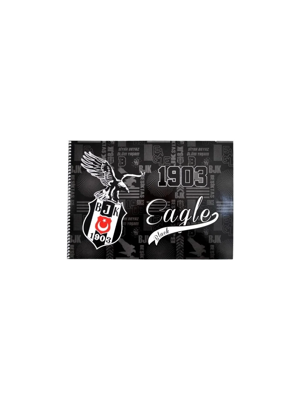 FKM Beşiktaş Lisanslı Resim Defteri 25X35CM Spiralli