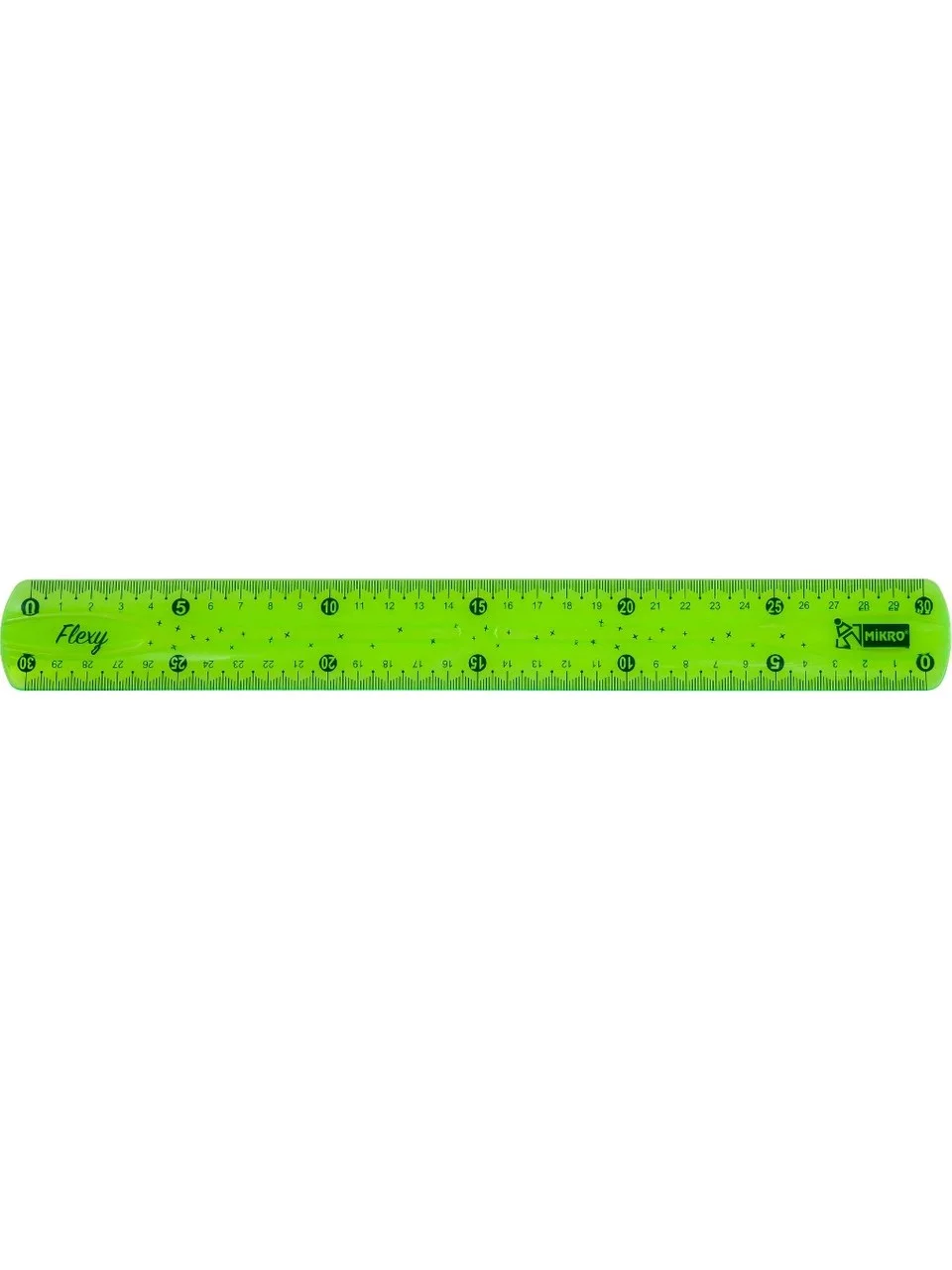 Mikro Flexible Kırılmaz Esnek Silikon Cetvel 30