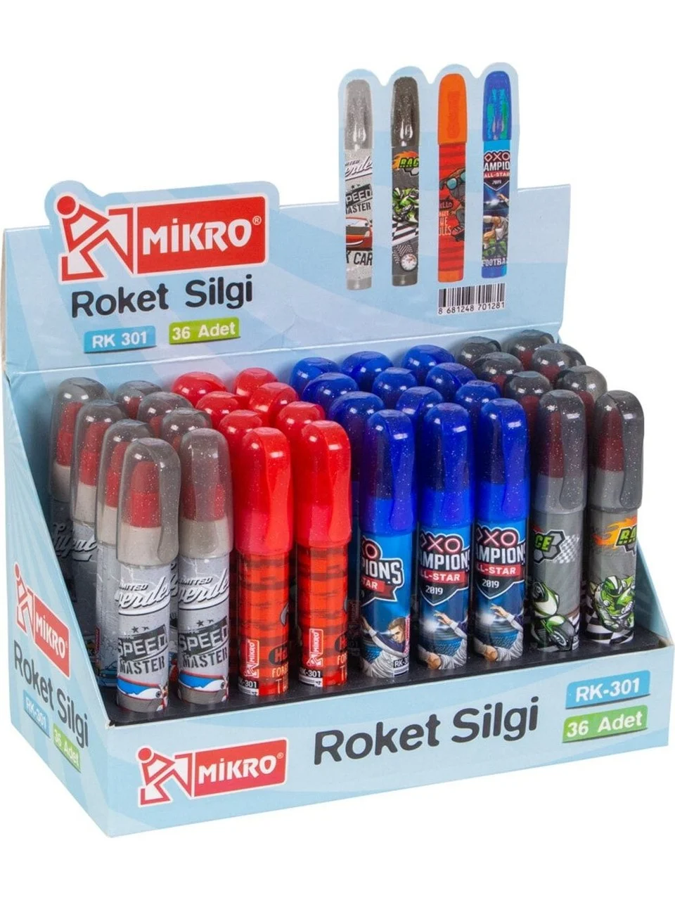 Mikro Roket Silgi Yumurtlayan Silgi RK-301