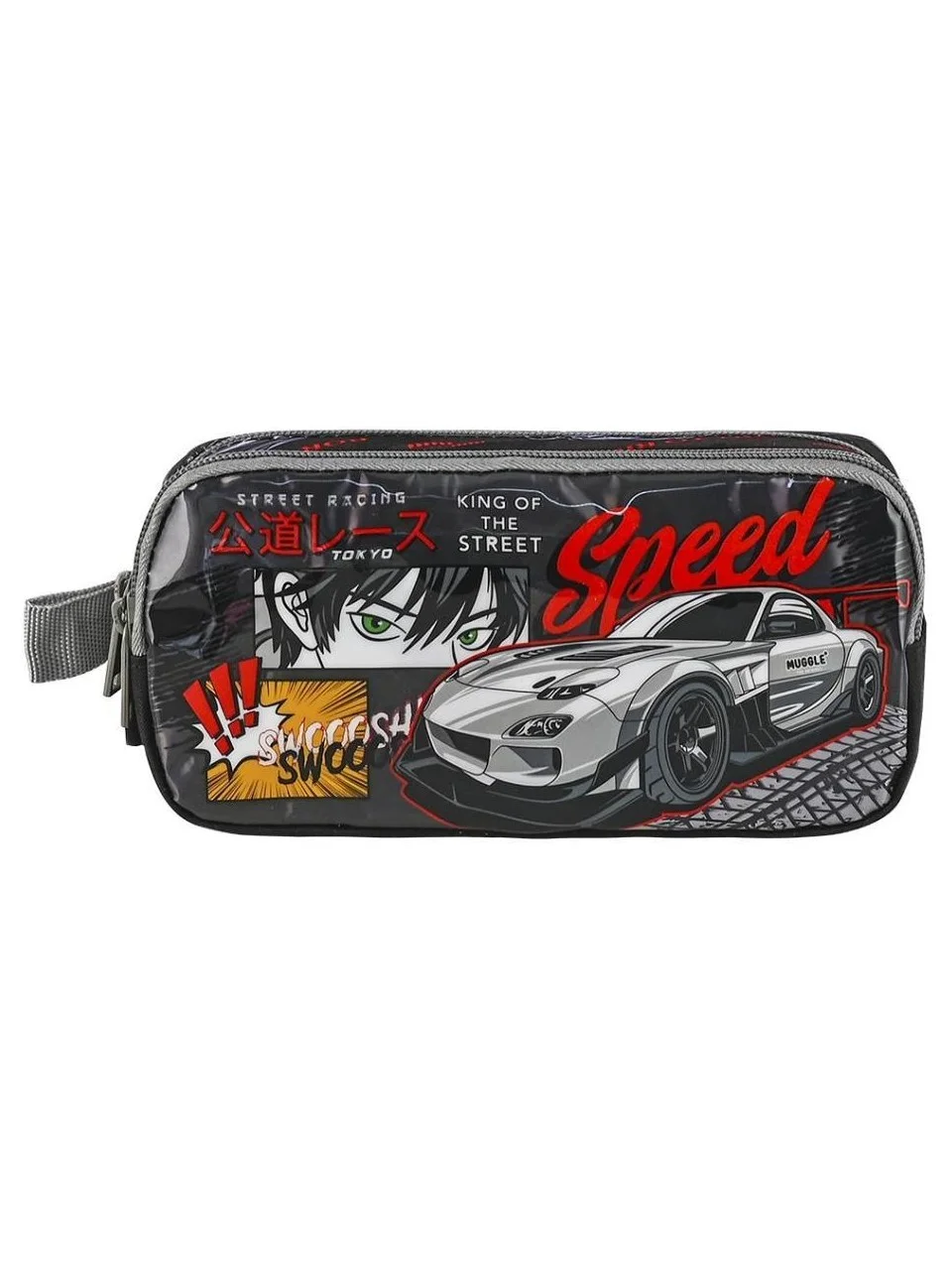 Muggle MU-9138 Street Racıng Koleksiyonu Kalem Çantası MU-9138