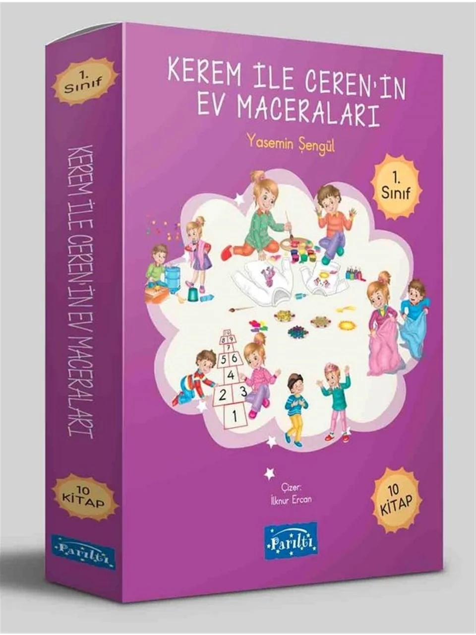 Kerem ile Ceren’in Ev Maceraları - 10 Kitap Set - Yasemin