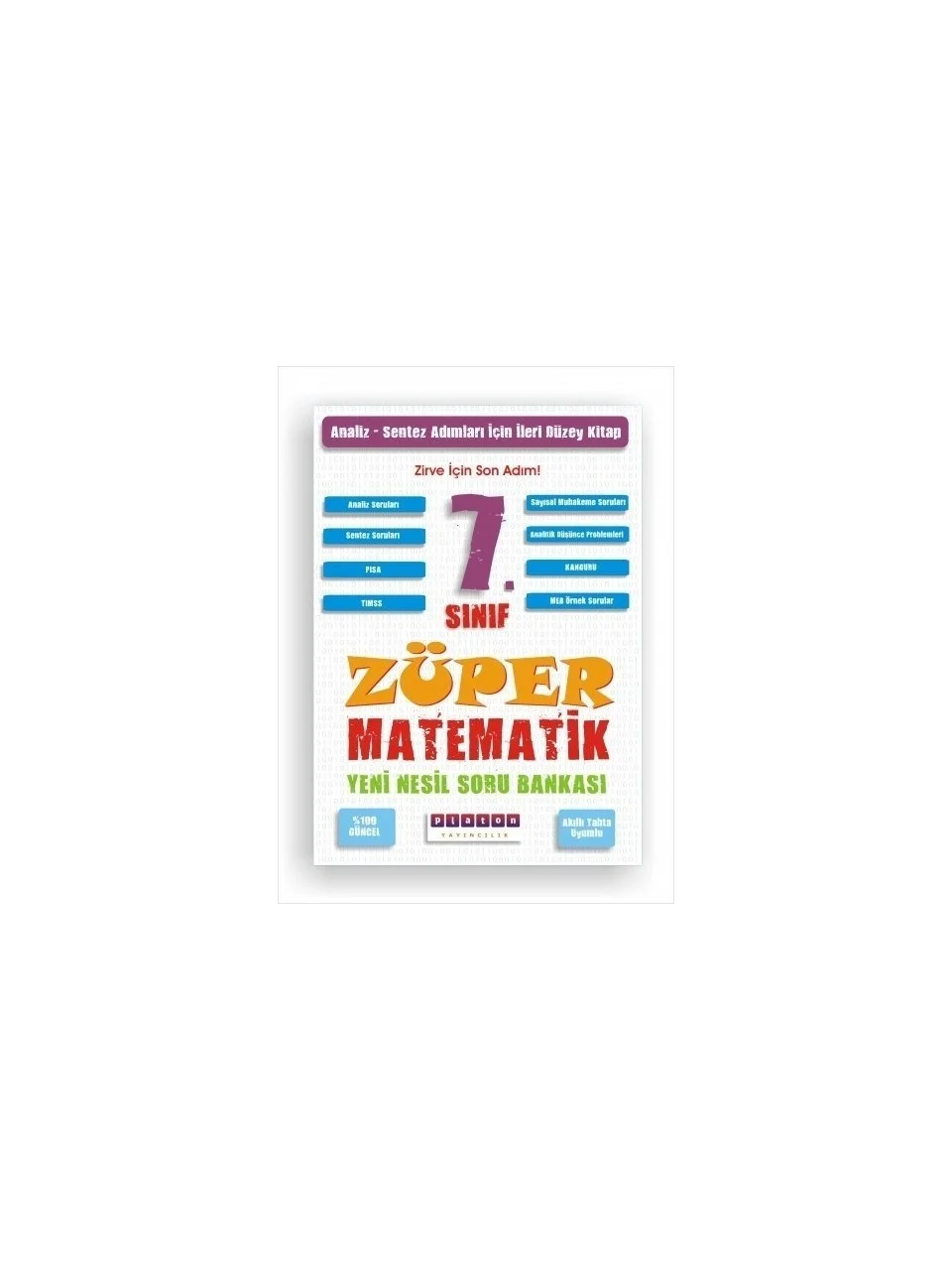 Platon Yayınları Platon 7. Sınıf Züper Matematik Soru