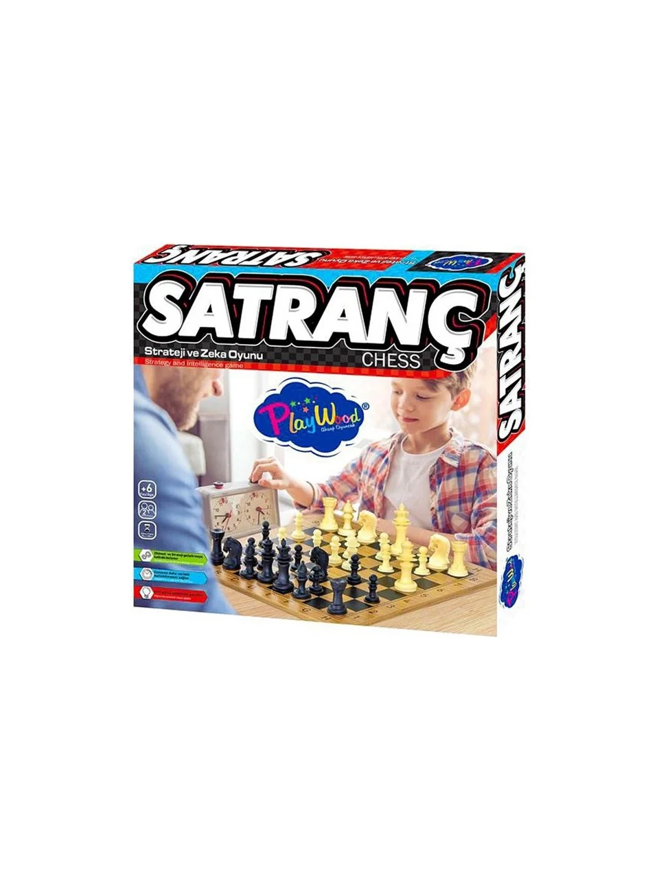 Playwood  Onyıl ONY-396 Onyıl Kutuda Ahşap Satranç