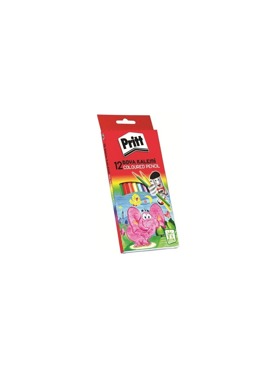 Pritt 12'li Karton Kutu Kuru Boya Kalemi