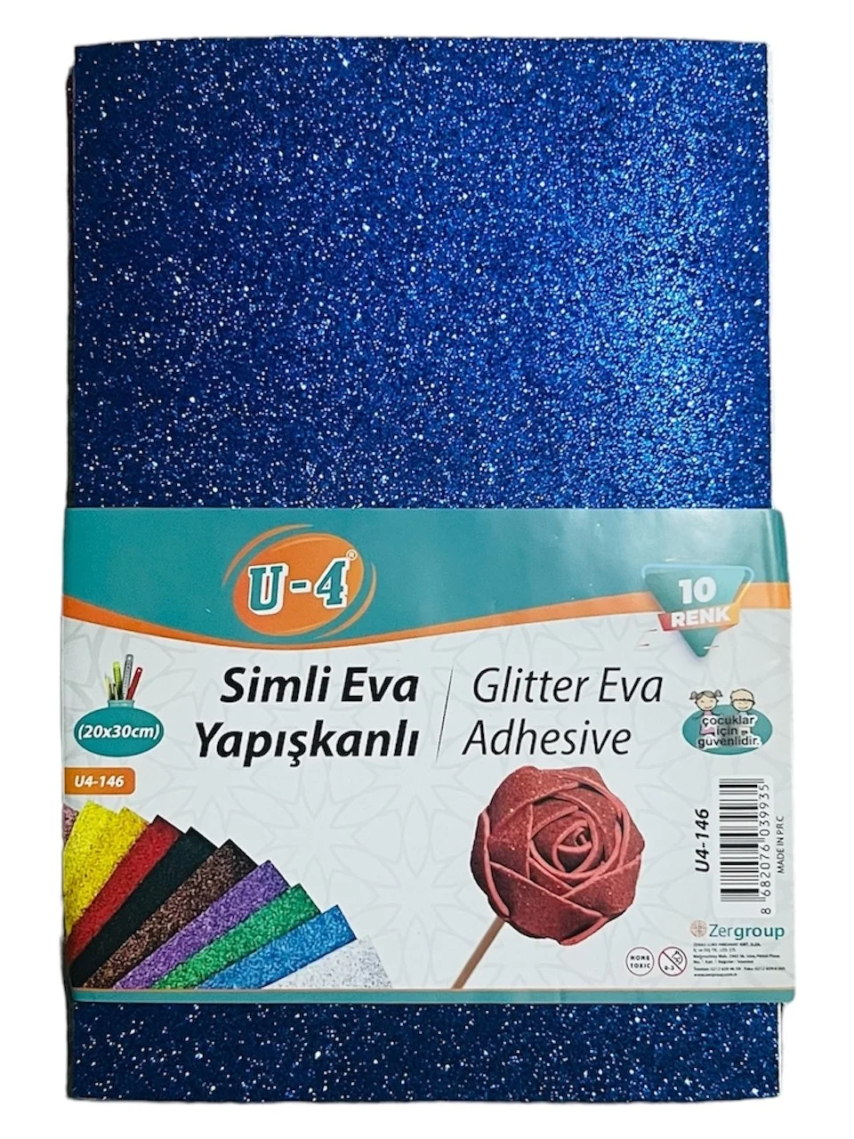Simli Eva Yapışkanlı 20X30 cm 10 Renk
