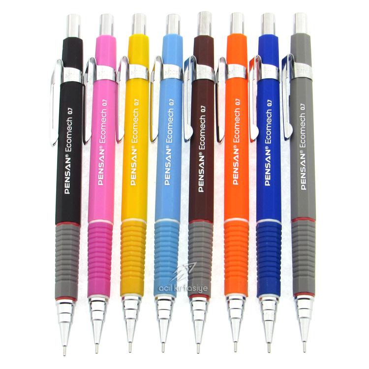 Pensan Ecomech Versatil Kalem Uç 0,7 mm Siyah Krem