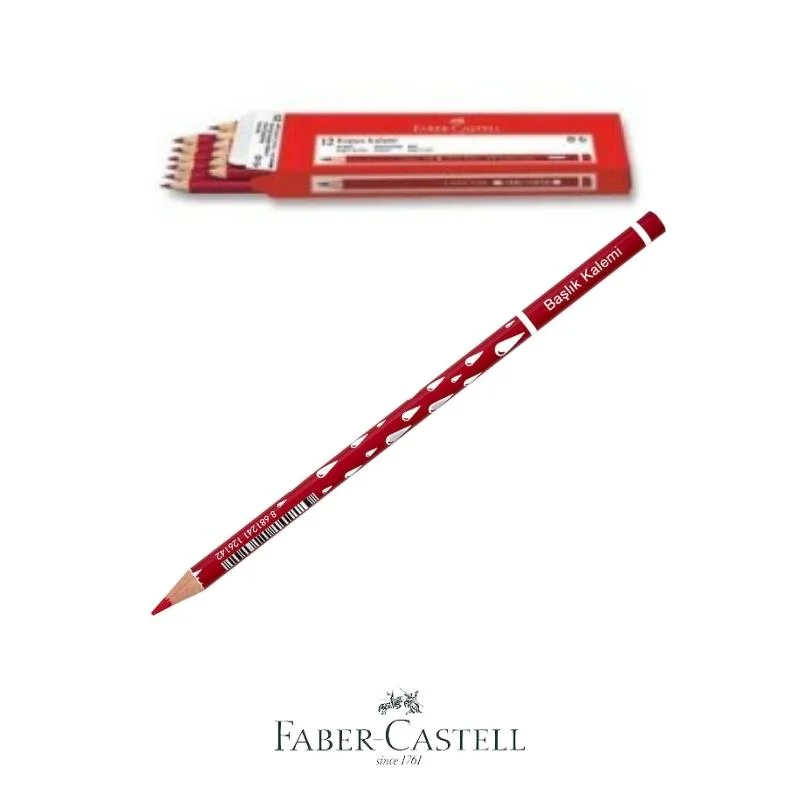 FABER BAŞLIK KALEMİ DAMLA KIRMIZI (FSC) 12 ADET
