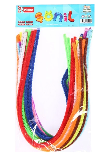 Mikro 6 mm x 50 cm 25'li Şönil Cnc-50