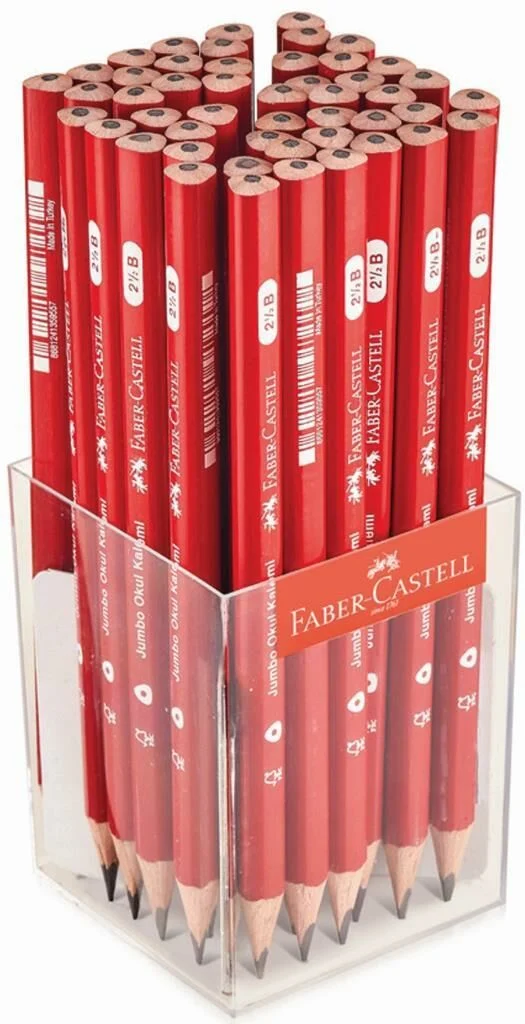 FABER JUMBO OKUL KALEMİ 2.5B, 48'Lİ (FSC)