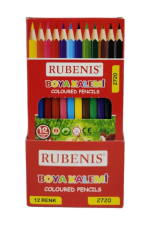 Rubenis Kuru Boya Kalemi Tam Boy 12 Renk 2720