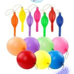 20 Adet Zıpzıp Balon | İpli Lastikli Punch Panç Büyük Balon