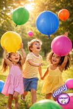 20 Adet Zıpzıp Balon | İpli Lastikli Punch Panç Büyük Balon - Görsel 3