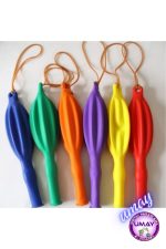 20 Adet Zıpzıp Balon | İpli Lastikli Punch Panç Büyük Balon - Görsel 5