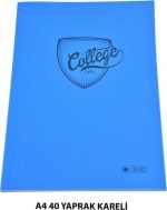 3 Çınar Pvc Kapaklı A4 Kareli 40 Yaprak Defter - Görsel 2