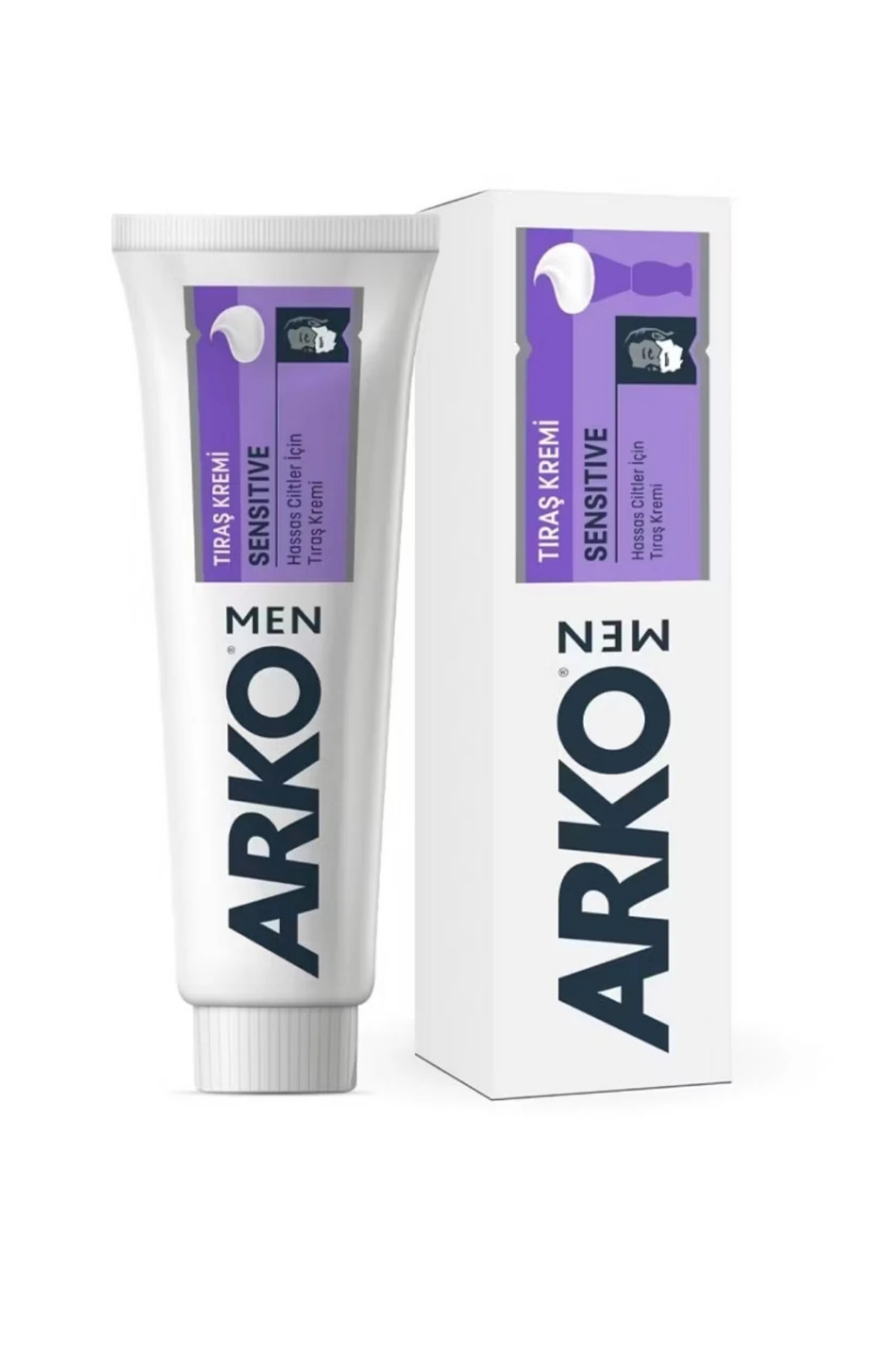4 Arko Men Sensitive Tıraş Kremi 90gr - Görsel 1