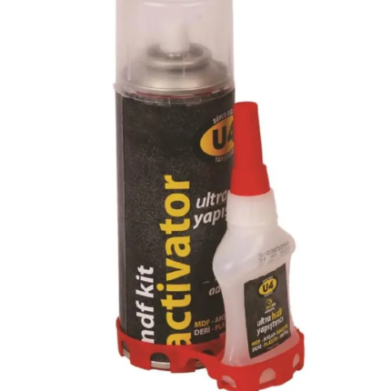 U4 Ultra Hızlı Yapıştırıcı 200 ml Süper Güçlü Şeffaf Endüstriyel Fast Adhesive MDF Ahşap Plastik Metal