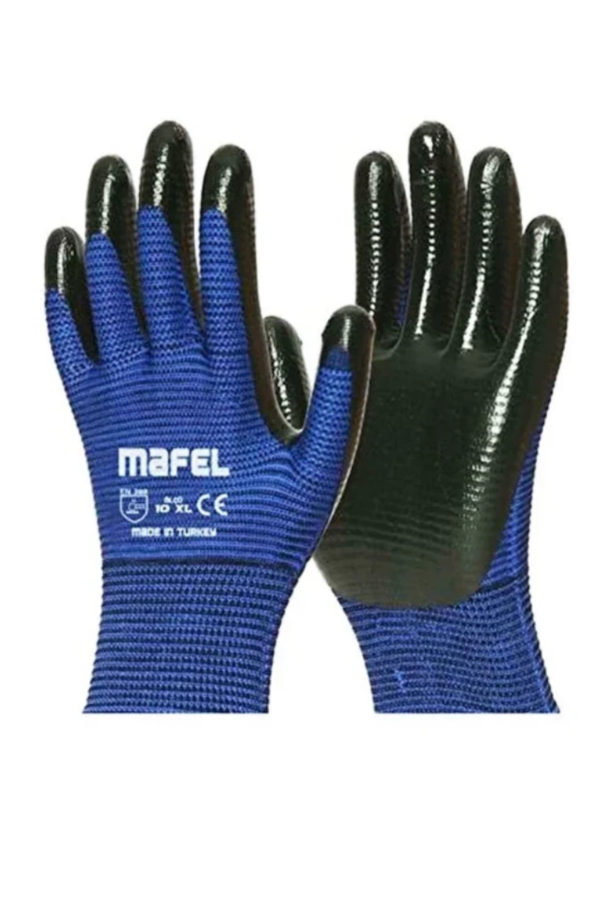 6 Mafel İş Eldiveni Zebra Nitril - Görsel 1