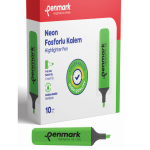 Penmark Neon Fosforlu Kalem Yeşil (10 Lu)Hs 505 02