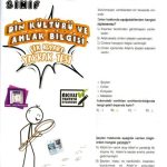 7. Sınıf Din Kültürü Ve Ahlak Bilgisi Çek Kopart Yaprak Test