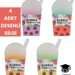 Adel 4 Adet Desenli Silgi Bubble Tea Adel Yerli Üretim