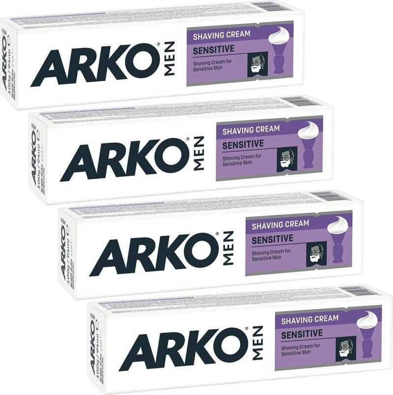 arko-tiras-kremi-100gr-sensitive-x-4-adet-67d6dcfee2a2d.jpg Arko Men Tıraş Kremi Sensitive 90 ml 4 Adet - Görsel 1