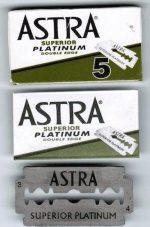 Astra Berber 20X5 Bütün Jilet 100 Adet Kartela PLATUNUM - Görsel 2