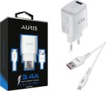Auris Ch40 Type-c Hızlı Şarj Seti 3.4a Samsung Huawei Xiaomi Birçok Telefona Uyan Şarj Aleti