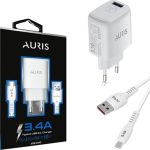 Auris Ch40 Type-c Hızlı Şarj Seti 3.4a Samsung Huawei Xiaomi Birçok Telefona Uyan Şarj Aleti