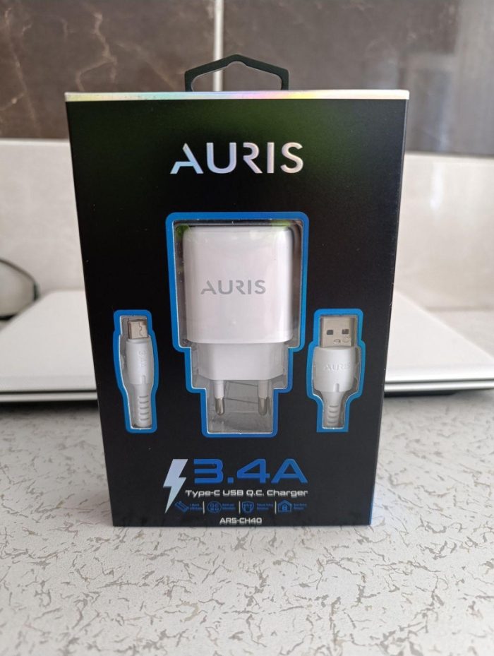 Auris Ch40 Type-c Hızlı Şarj Seti 3.4a Samsung Huawei Xiaomi Birçok Telefona Uyan Şarj Aleti - Görsel 2