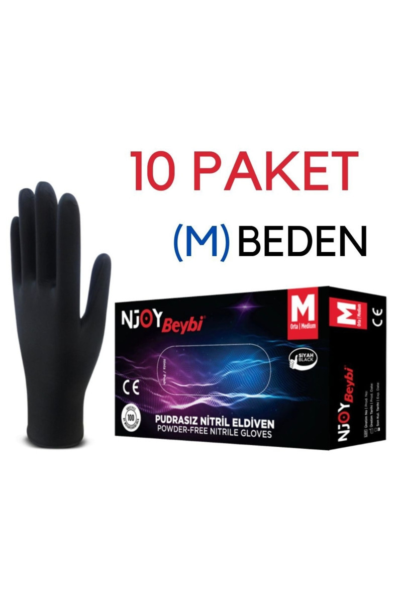 beybi-njoy-pudrasiz-siyah-nitril-eldiveni-m-beden-10x100-adet-6a01aeccd9e34.jpg Beybi Njoy Pudrasız Siyah Nitril Eldiveni (M) Beden 10X100 Adet - Görsel 1