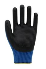 Beybi Pn5 Zebra Mavi Nitril Kaplı Örgü Polyester Iş Eldiveni - Görsel 3