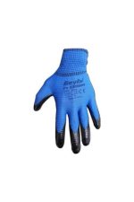 Beybi Pn5 Zebra Mavi Polyester Örme Nitril Eldiven No:10 (7 Adet) - Xl - Görsel 3