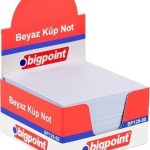 Bigpoint 129-00 Küp Notluk Beyaz 8x8cm