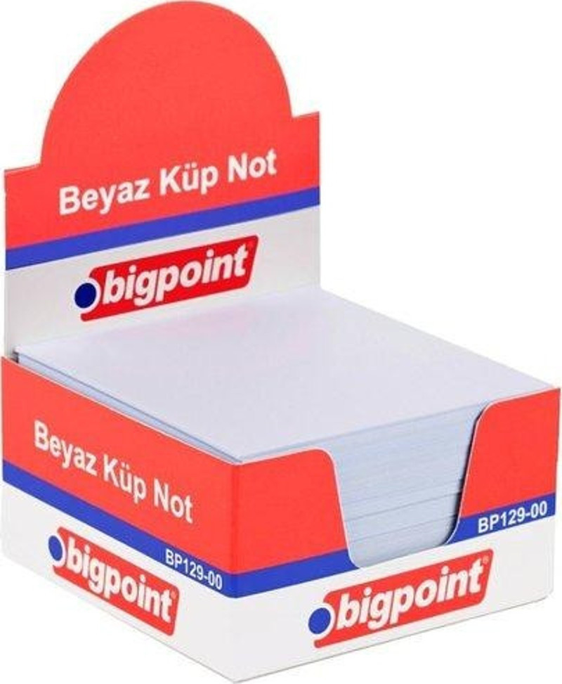 bigpoint-129-00-kup-notluk-beyaz-8x8cm-66c5894a7513b.jpg Bigpoint 129-00 Küp Notluk Beyaz 8x8cm - Görsel 1