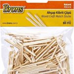 Brons Ahşap Kibrit Çöpü Naturel BR-912