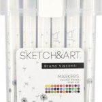 Bruno Visconti Sketch & Art Çift Taraflı 36 Renk Kutulu
