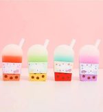 Bubble Tea Renkli Silgi - 4 Adet - Görsel 2