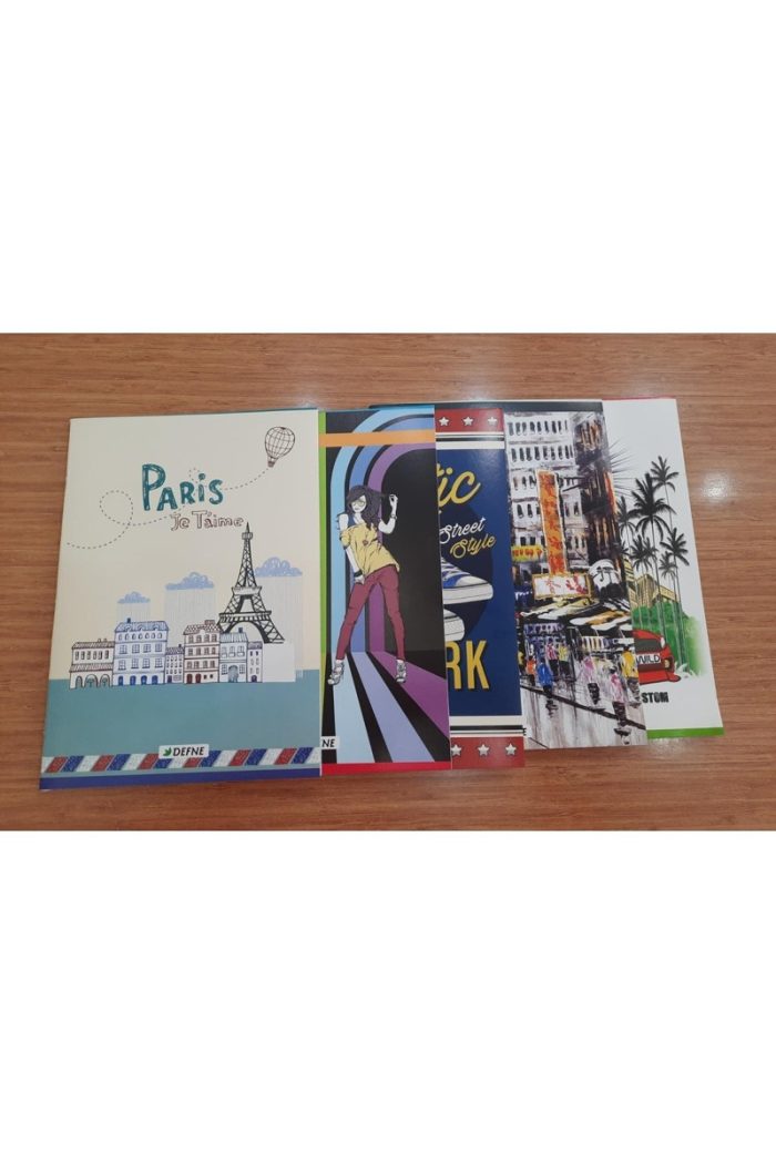 Çınar Defter Defne Lotus Defter Karton Kapak 60 Yaprak Çizgili Defter - Görsel 2