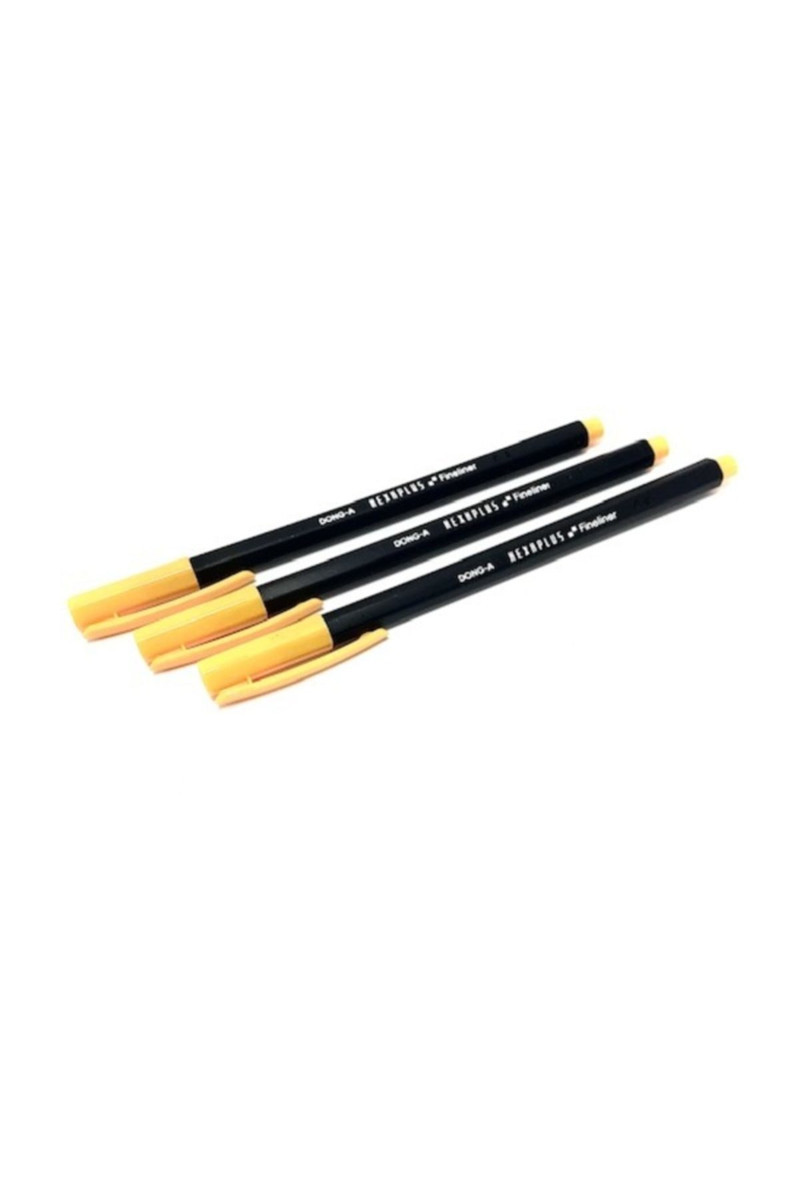 dong-a-hexaplus-fine-liner-3lu-orange-sari-69f86fe96d2db.jpg Dong-A Hexaplus Fine Liner 3'Lü Orange Sarı - Görsel 1