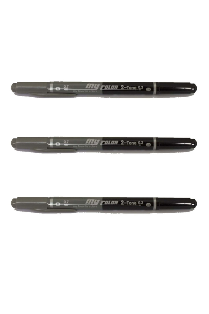 dong-a-my-color-2-duo-cift-uclu-gri-0307-21074933-3lu-69f86fedb9409.jpg Dong-A My Color 2 Duo Çift Uçlu Gri 0.3/0.7 21074933 3'Lü - Görsel 1