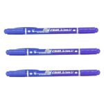Dong-A My Color 2 Duo Çift Uçlu Lacivert 0.3/0.7 21074517 3'Lü