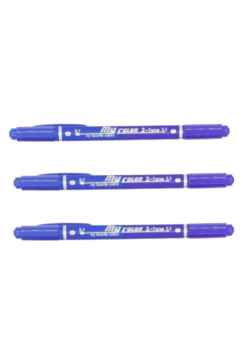 dong-a-my-color-2-duo-cift-uclu-lacivert-0307-21074517-3lu-69f86ff035cf0.jpg Dong-A My Color 2 Duo Çift Uçlu Lacivert 0.3/0.7 21074517 3'Lü - Görsel 1