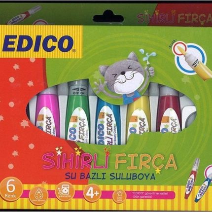 Edıco 6 Renk Sihirli Fırça (Su Bazlı) 540106