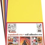 Eva Yapışkanlı Karışık Renk A4 1123 ( 10 Lu Paket )