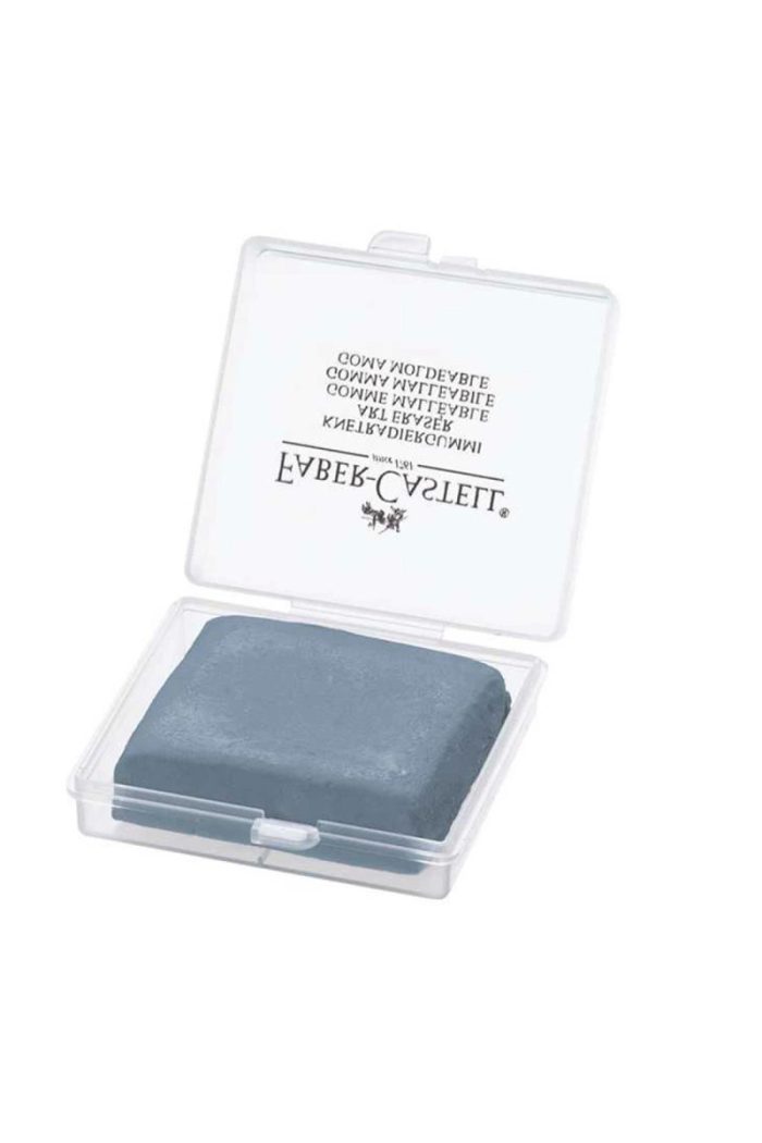Faber Castell Gri Hamur Silgi Plastik Kutulu-1 - Görsel 2