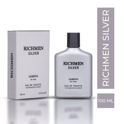 Gabrini Richmen Silver Edt For Man 100 Ml