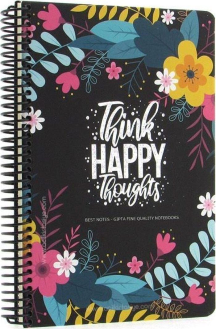 Gıpta Best Notes Sipiralli  Sert Kapak Defter 17x24 120 Yaprak Çizgili - Görsel 3