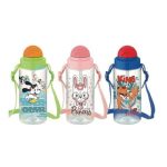 Gıpta Fun Tritan Desenli Pipetli Matara 500 Cc (Adet Fiyatı, Karışık Model)