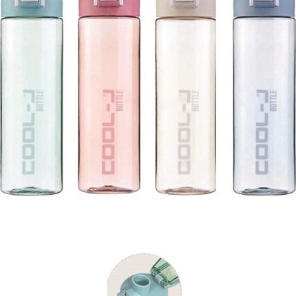 Gıpta Matara (Suluk) Kilitli 700 Ml Tritan 4 Renk Mıx K757100 (Karışık Renk 1 Adet)